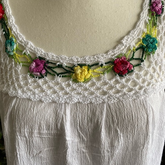Knitted blouse Honduras Size Large Summer Spring Vacation - Picture 5 of 6